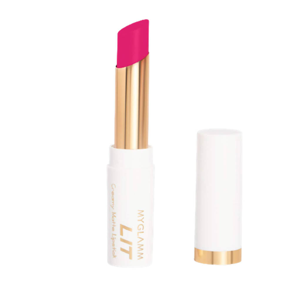 Myglamm LIT Creamy Matte Lipstick Rossini - Distacart