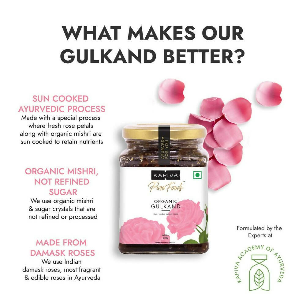 Kapiva Ayurveda Pure Foods Organic Gulkand - Distacart