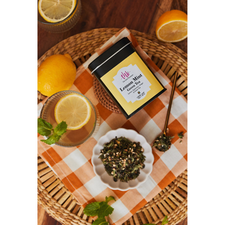 The Herb Boutique Lemon Mint Green Tea - Distacart