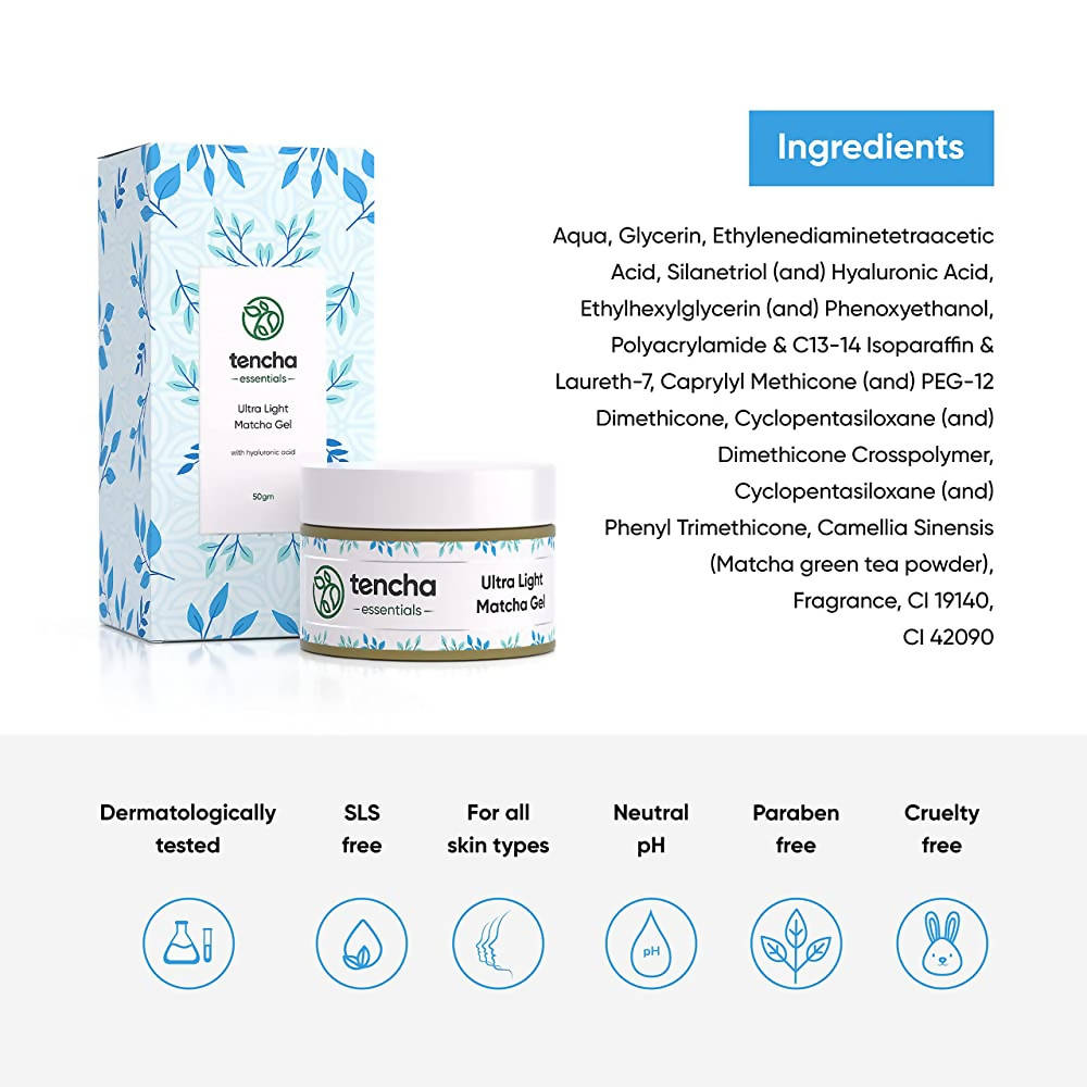 Tencha Essentials Ultra Light Matcha Face Gel