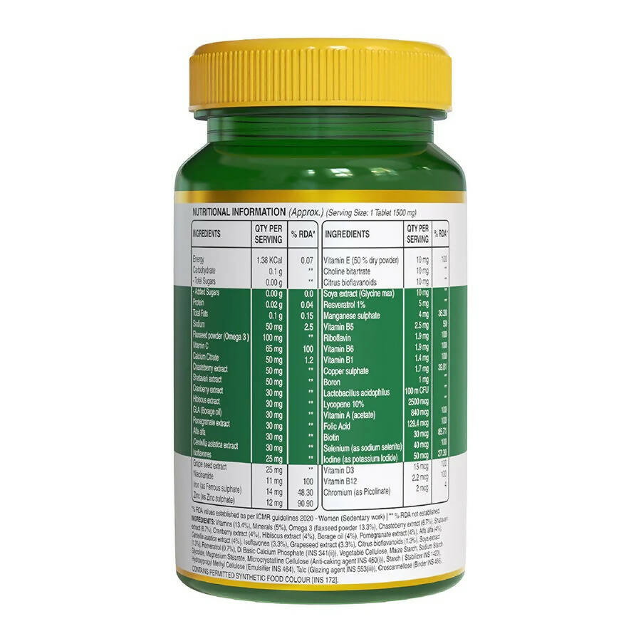Pure Nutrition Multivitamin For Women Veg Tablets - Distacart