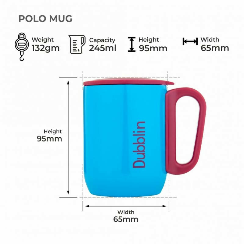Dubblin Polo Stainless Steel Mug - Distacart