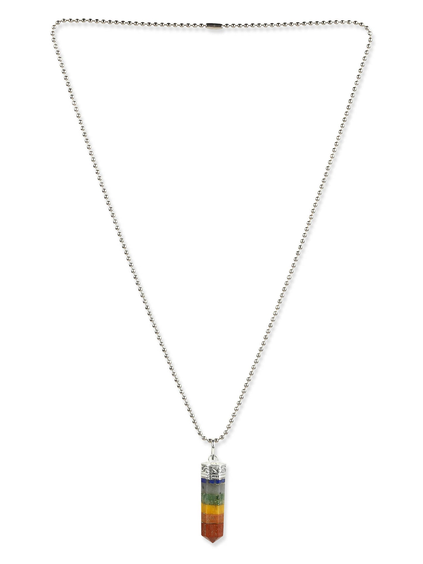 Silver-Plated Necklace - Ruby Raang - Distacart