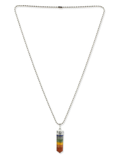 Silver-Plated Necklace - Ruby Raang - Distacart