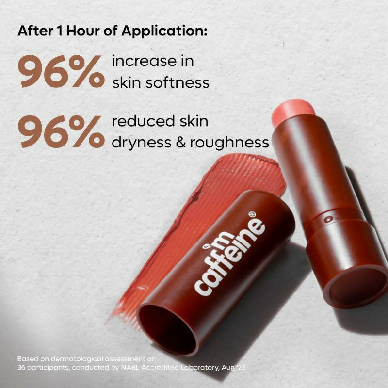 mCaffeine Choco Lip Balm With Berries - Distacart