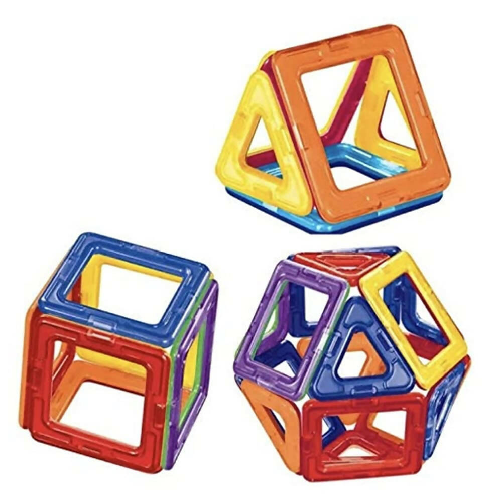 Kipa MagPlay Magnetic Blocks 12 pcs DIY Kids Toy Set Building Educational Toys with Smart Outdoor BagPack for Kids Children Magnetic Blocks for Kids - Distacart