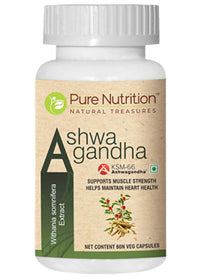 Thumbnail for Pure Nutrition Ashwagandha KSM-66 Capsules