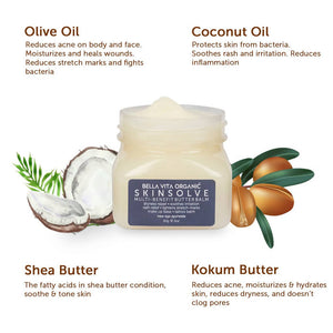 Bella Vita Organic Skin Solve Multi Benefit Butter Balm - Distacart