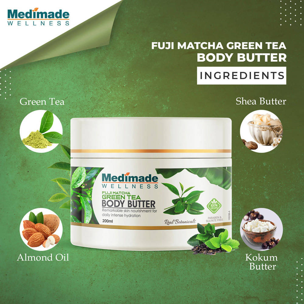 Medimade Wellness Fuji Matcha Green Tea Body Butter - Distacart