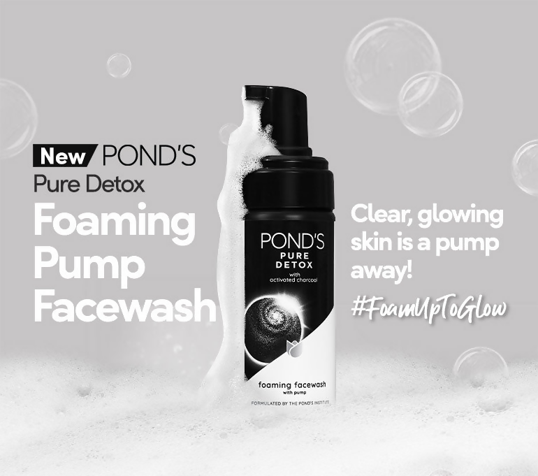 Ponds Pure Detox Foaming Pump Facewash - Distacart