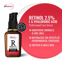 Thumbnail for St.Botanica Retinol 2.5% E & Hyaluronic Acid Professional Facial Serum