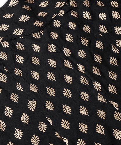 Juniper Women Black Rayon Printed Flared Palazzo - Distacart