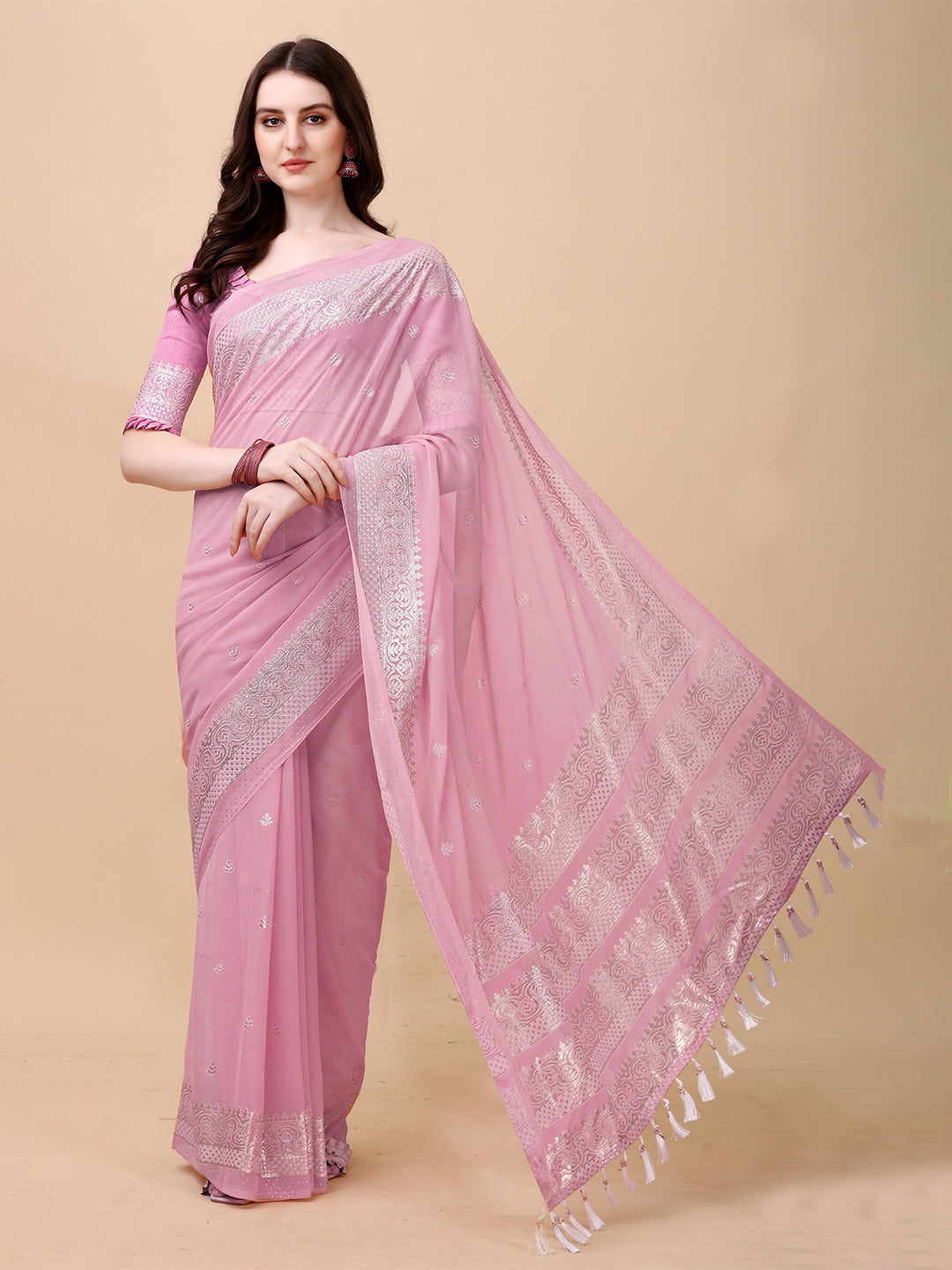 Kalini Woven Design Zari Jute Silk Saree - Distacart