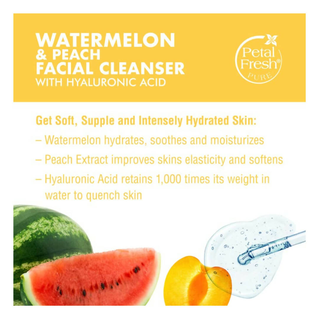 Petal Fresh Hydrating Watermelon & Peach Facial Cleanser - Distacart