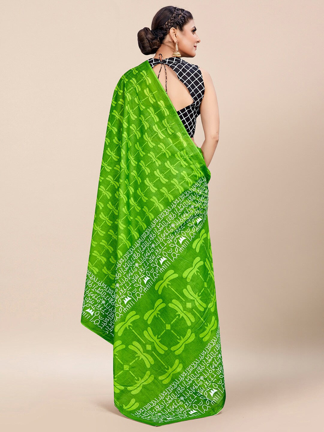 Saree Mall Abstract Printed Pure Cotton Bagh Sarees - Distacart