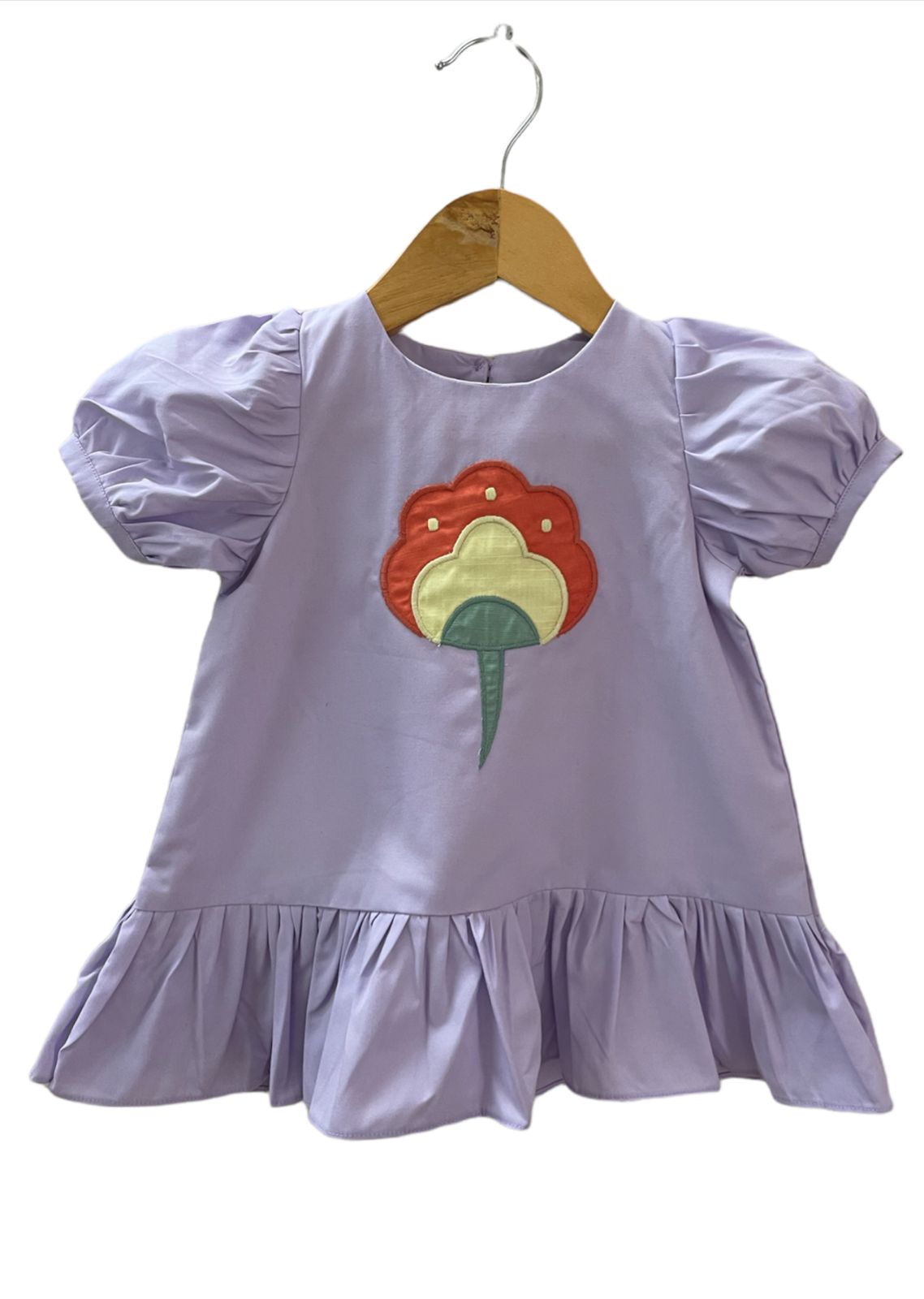 ArthLife Lavender Flower Patch Casual Dress - Distacart