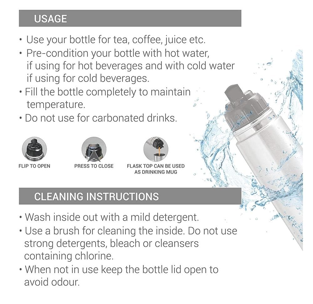 Milton Thermo Steel, 750ml - Distacart