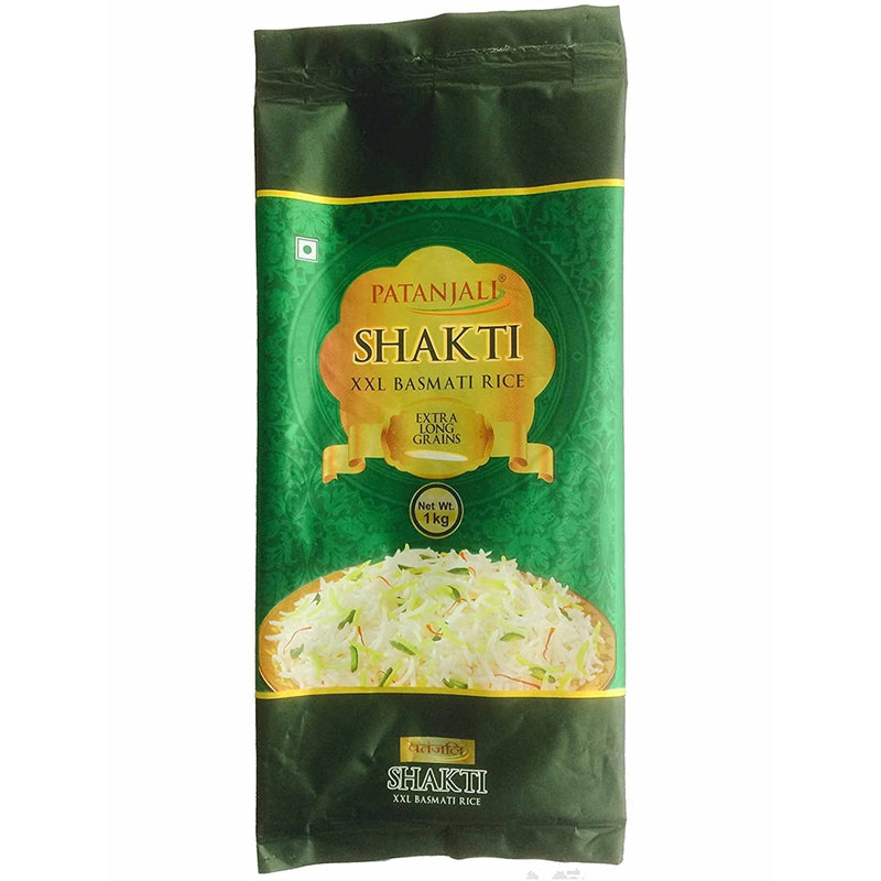 Patanjali Shakti XXL Basmati Rice (1 kg) - Distacart
