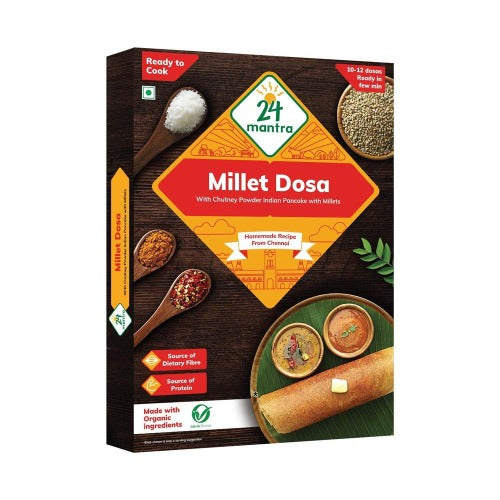 24 Mantra Ready to Cook Millet Dosa Mix - Distacart