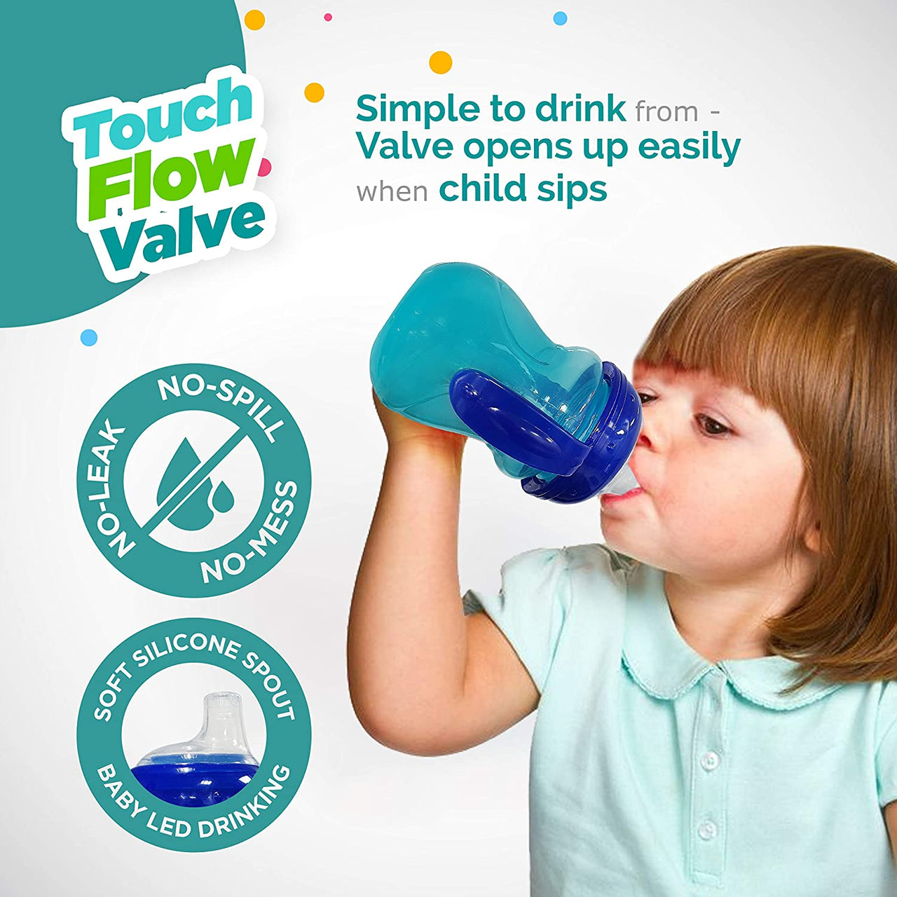 LuvLap Moby Little Sipper/ Sippy Cup Combo - Distacart
