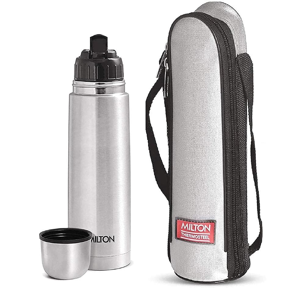 Milton Steel Hot & Cold Bottle, 1000 ml - Distacart