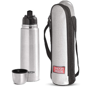 Milton Steel Hot & Cold Bottle, 1000 ml - Distacart