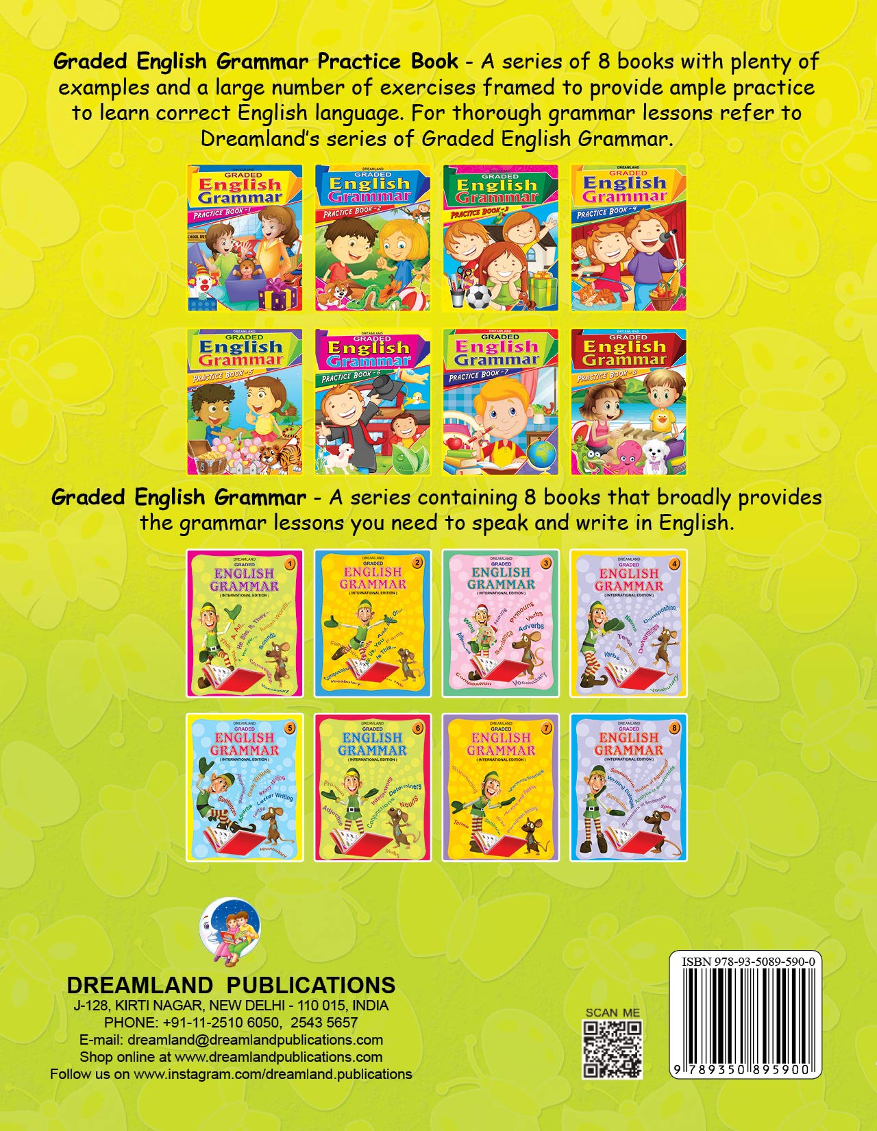 Dreamland Graded English Grammar Practice Book - 4 - Distacart