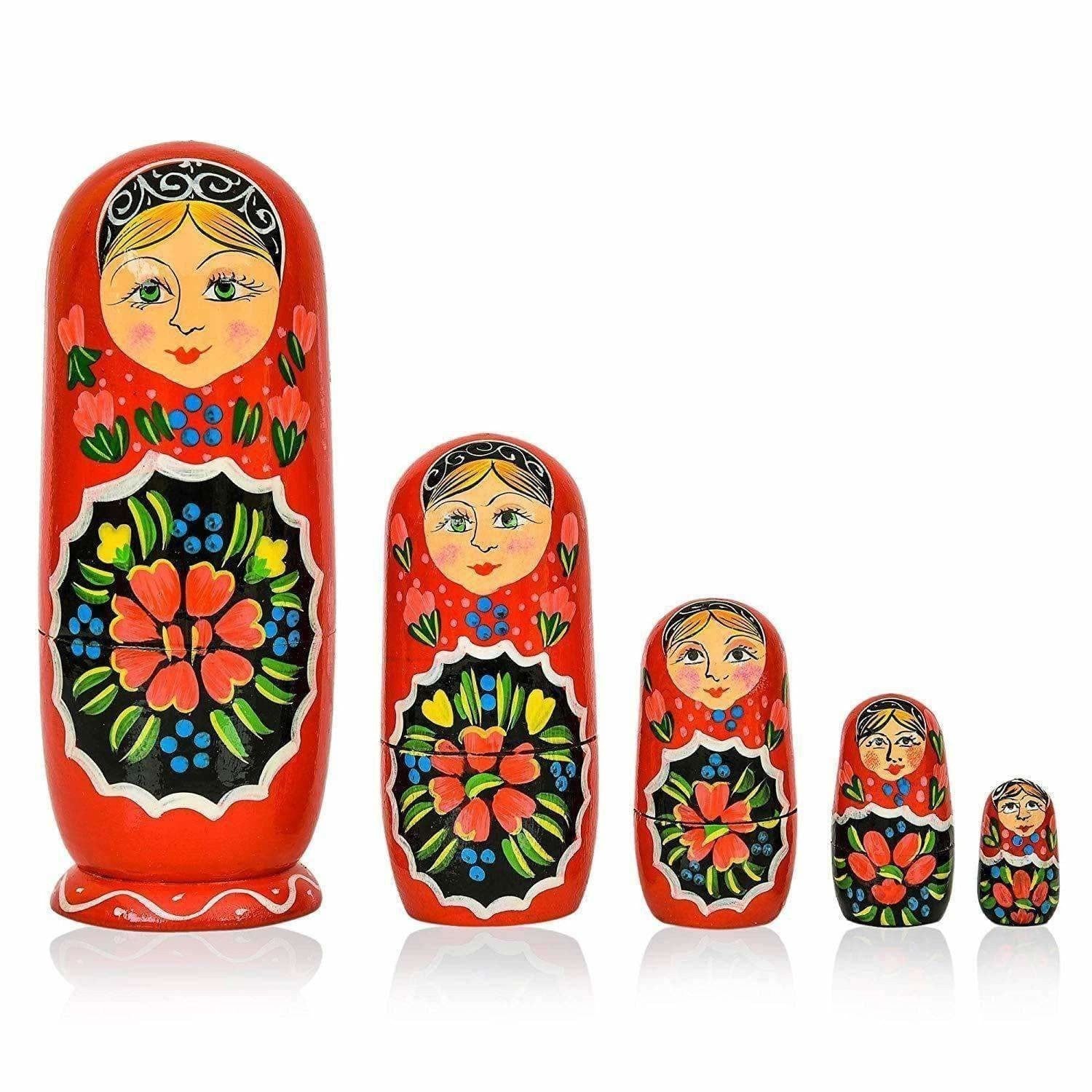 Indian doll - Kids Handmade Hand Painted Cute Wooden Indian Women Nesting Dolls - Distacart