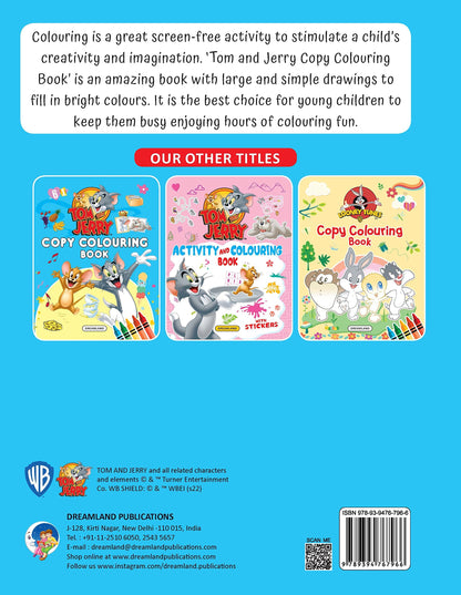 Dreamland Tom and Jerry Copy Colouring Book - Distacart