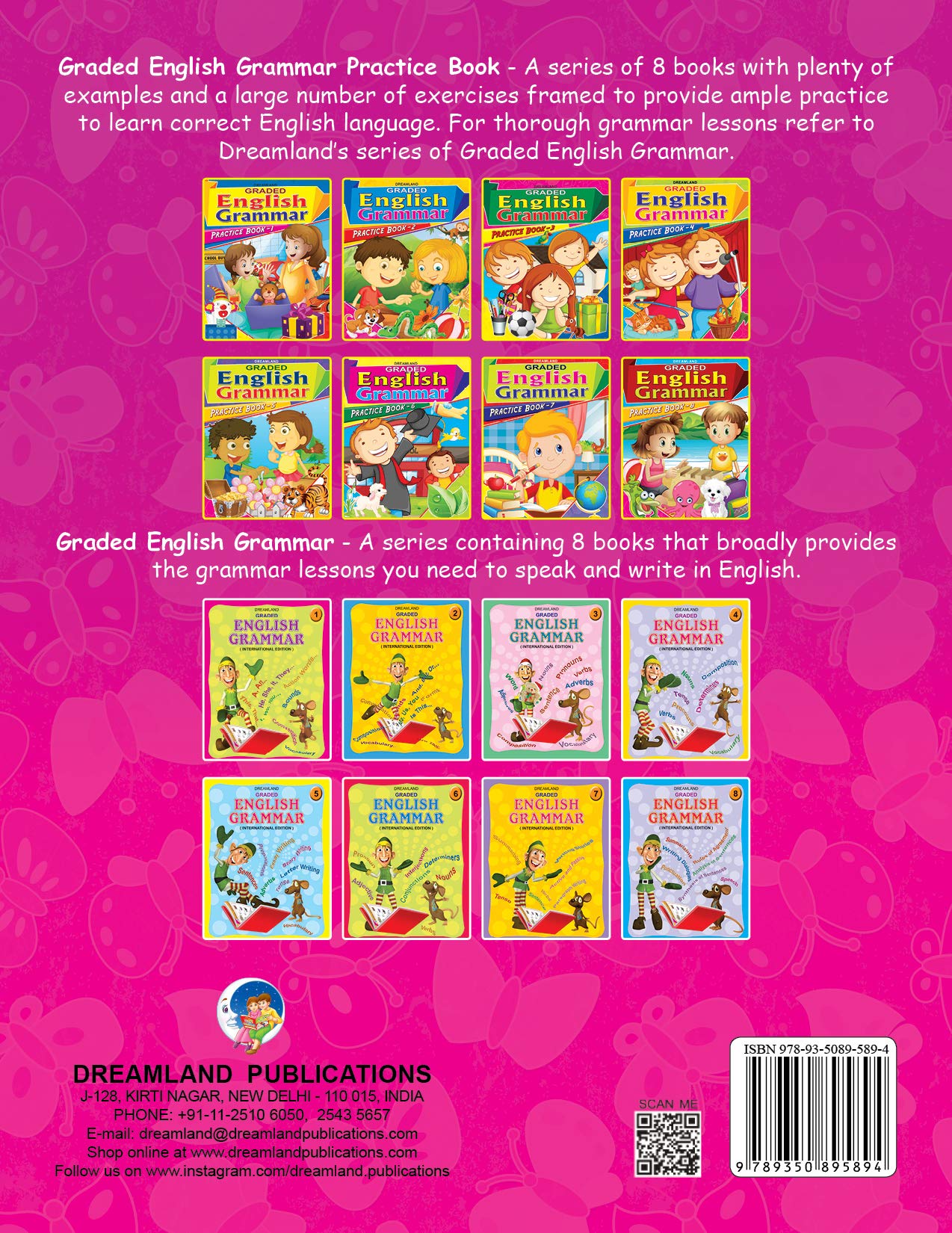 Dreamland Graded English Grammar Practice Book - 3 - Distacart