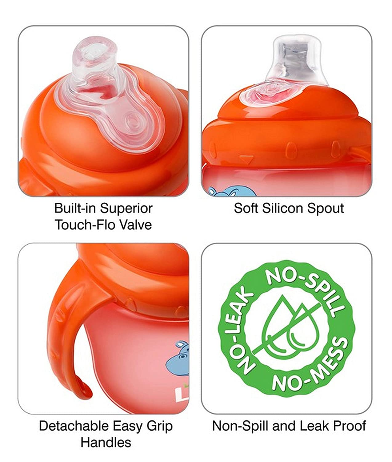 LuvLap Moby Little Sipper/ Sippy Cup Combo - Distacart