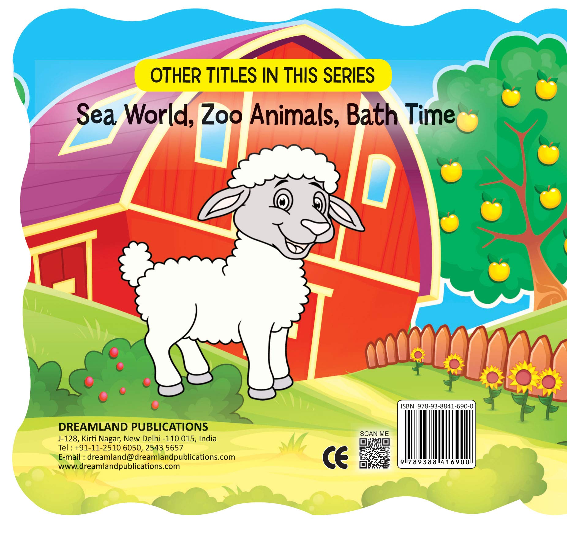 Dreamland Magic Bath Book - Farm Animals - Distacart