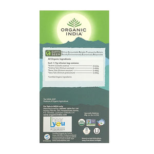 Organic India Tulsi Brahmi Tea 25 Tea Bags - Distacart