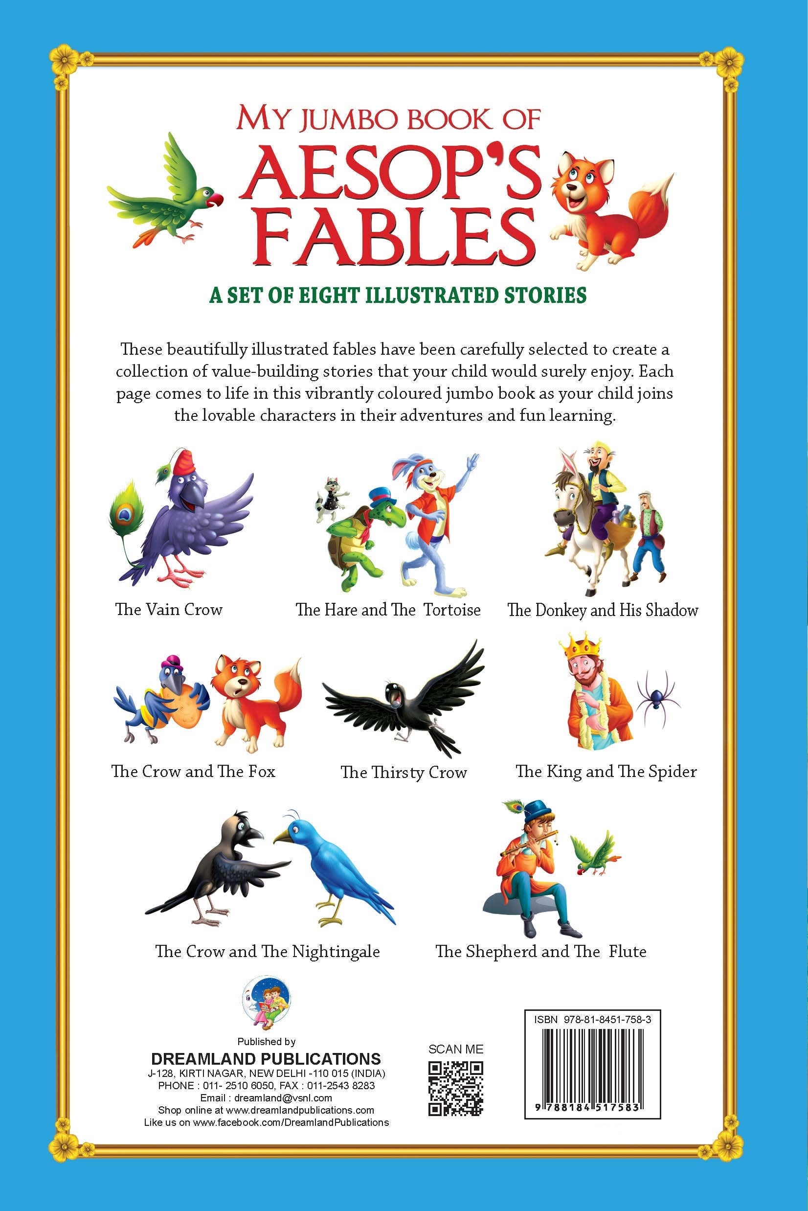 Dreamland My Jumbo Book Of Aesop's Fables - Distacart