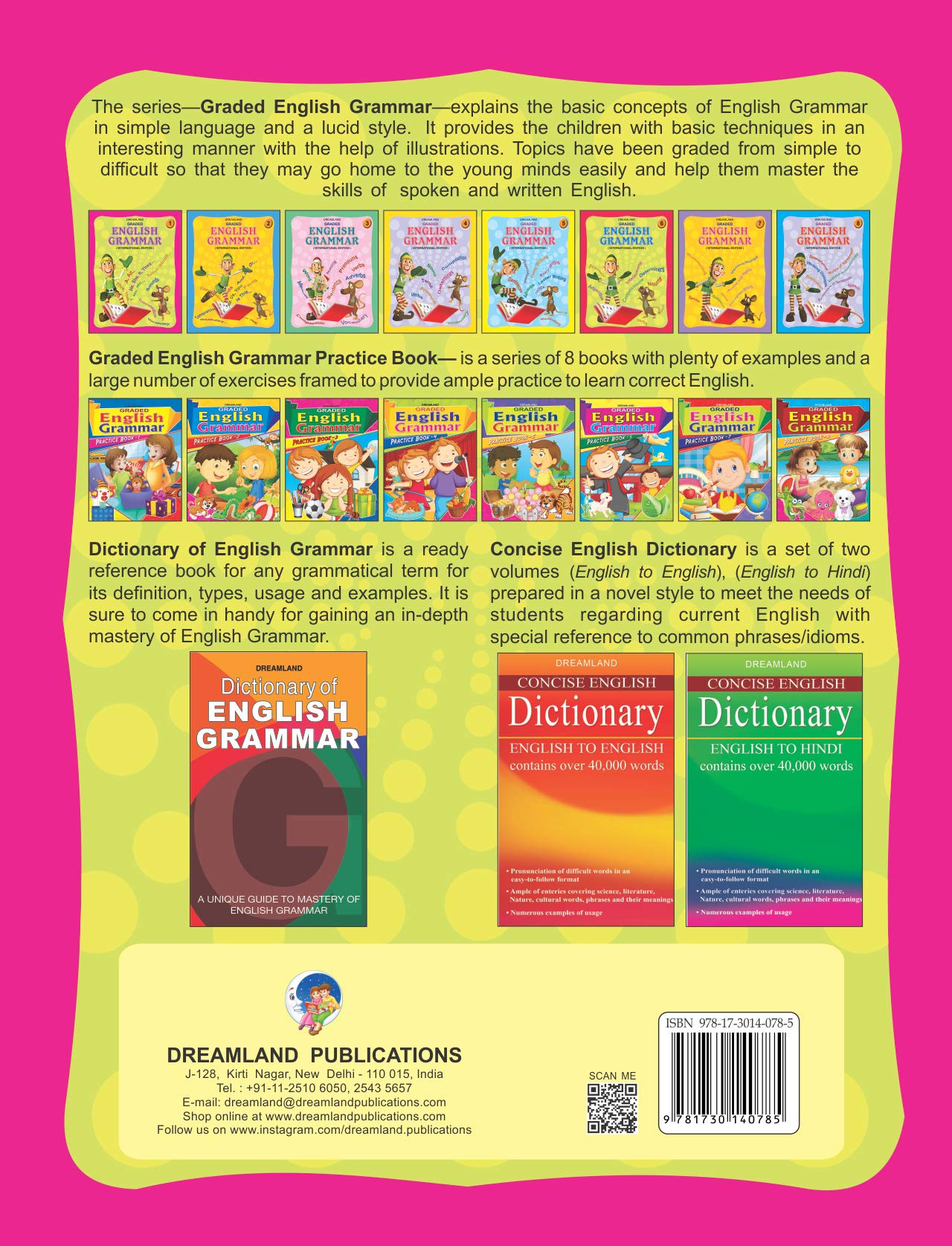 Dreamland Graded English Grammar Part 1 - Distacart