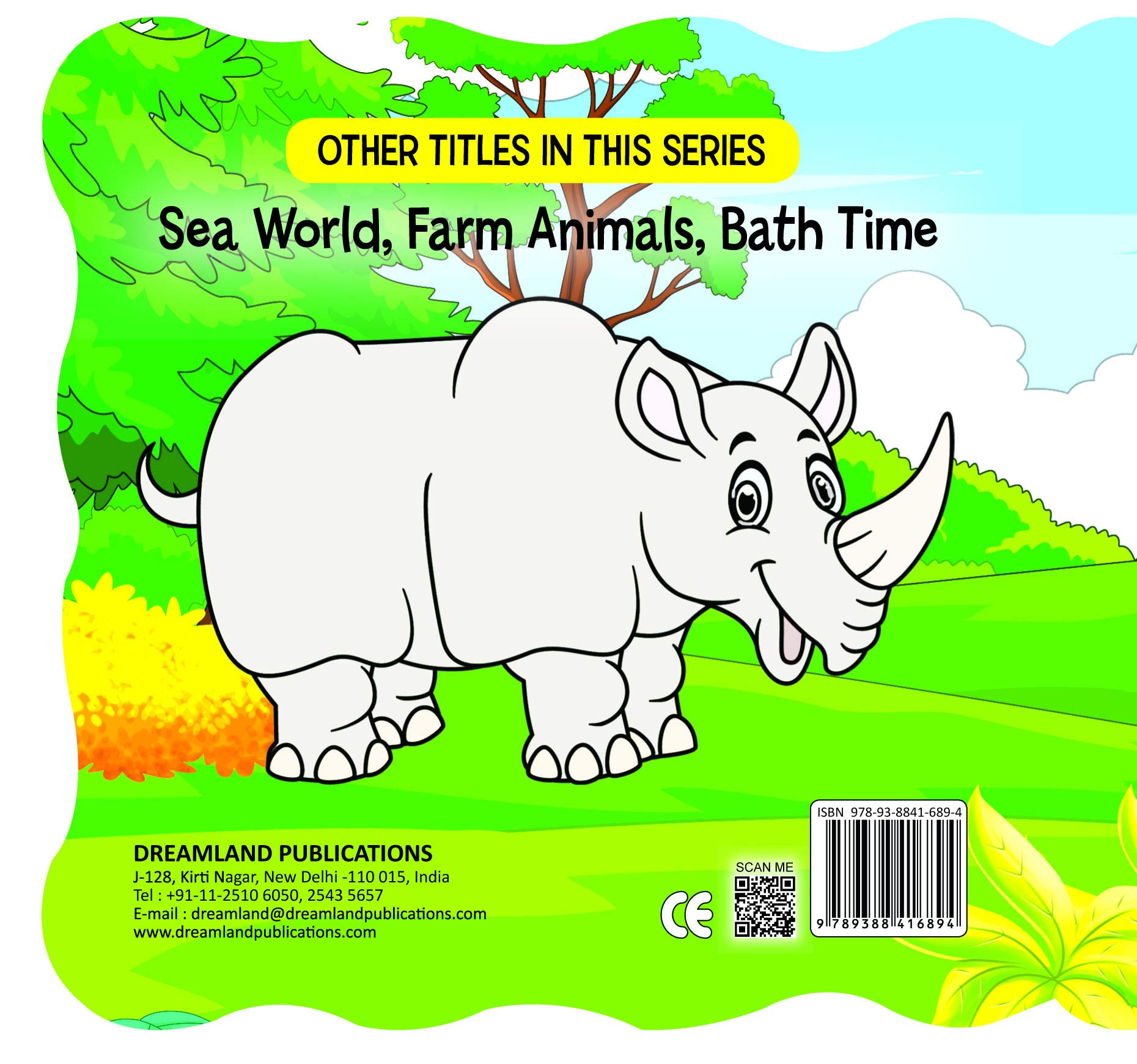 Dreamland Magic Bath Book - Zoo Animals - Distacart
