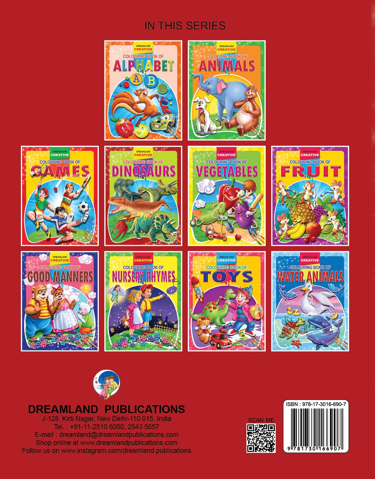 Dreamland Creative Colouring Book - Dinosaurs - Distacart