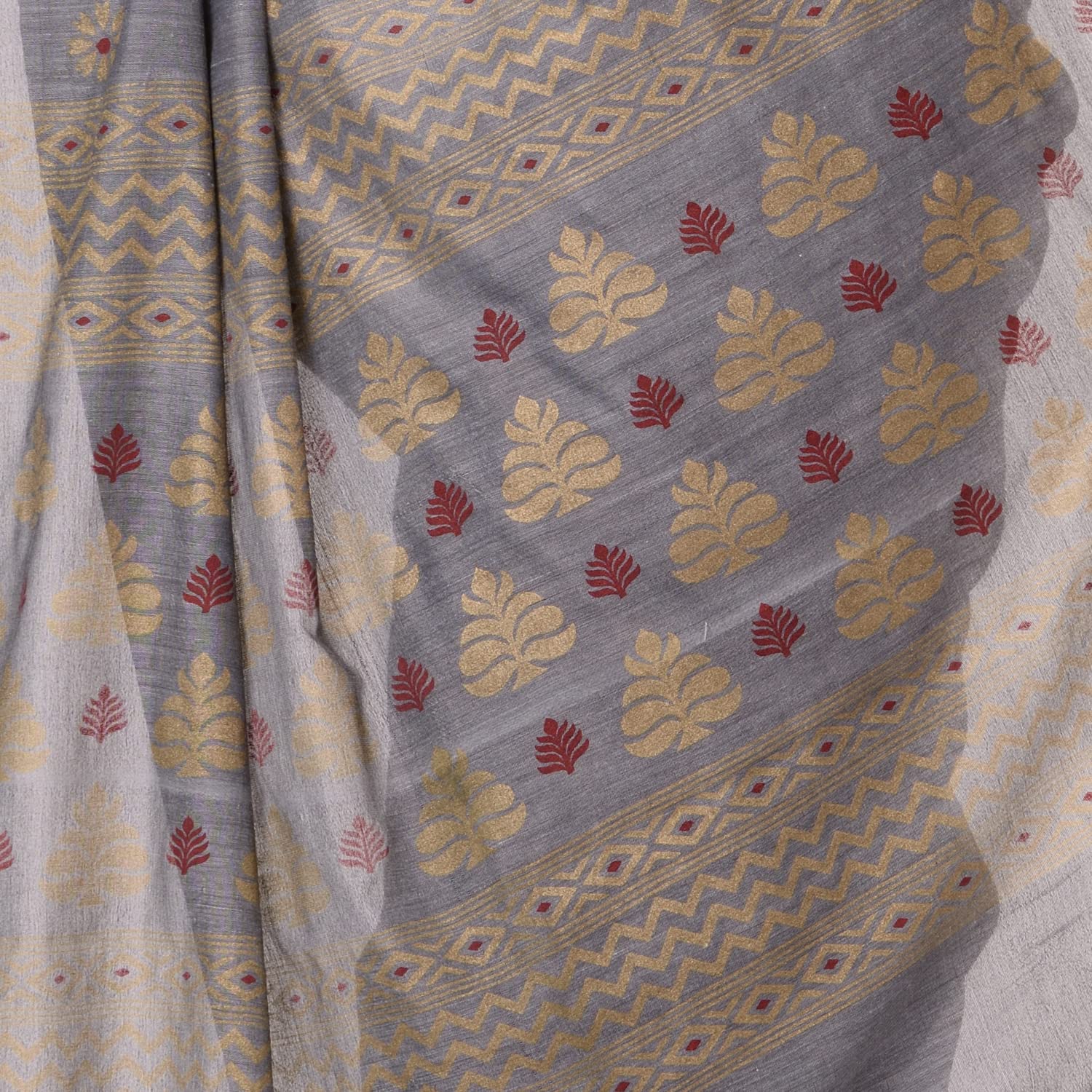 Desh Bidesh Bengal Cotton Women's Bengal Tant Abhra Fabric Design Pure Cotton Handloom Saree With Blouse Piece - Distacart