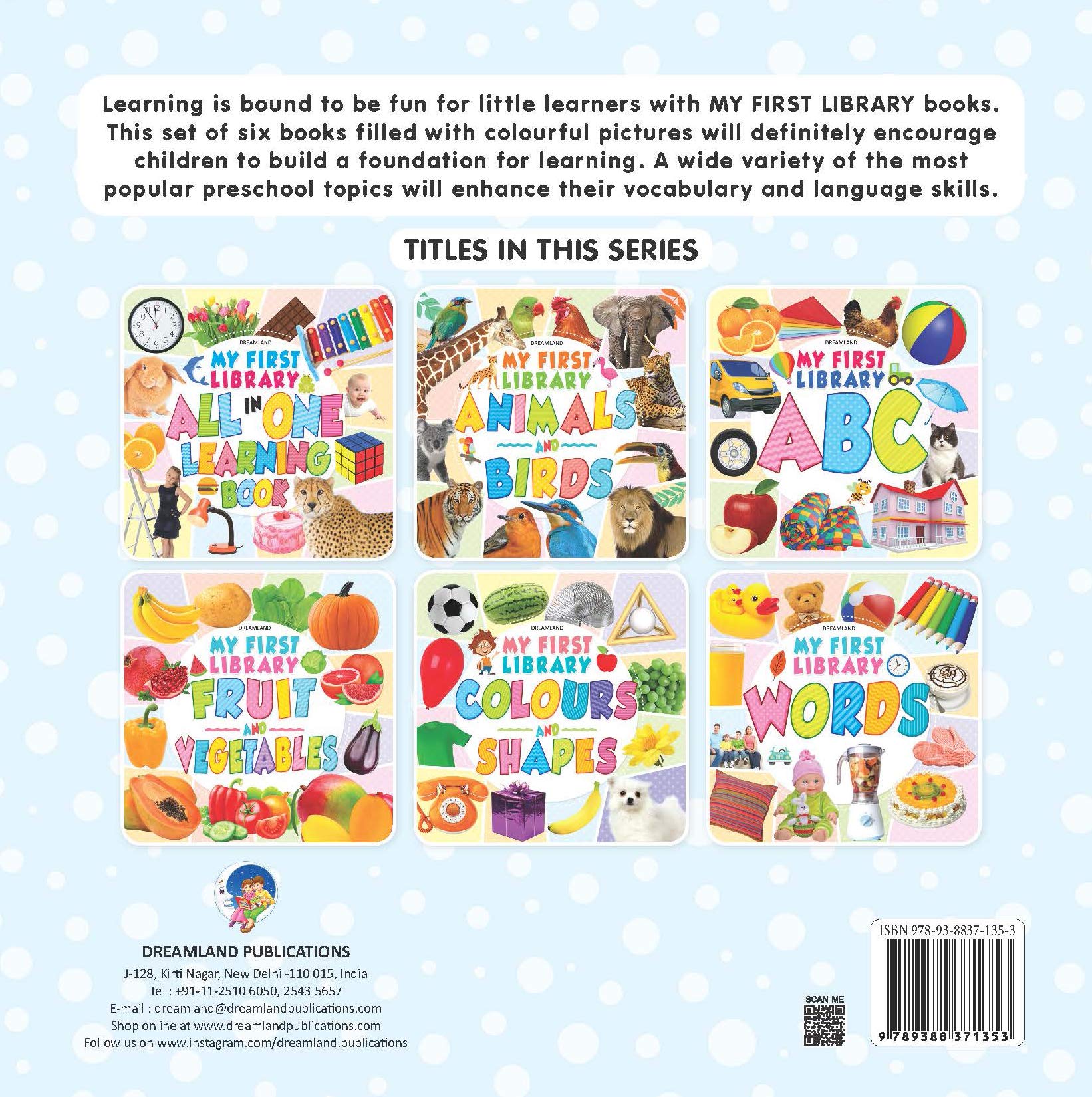 Dreamland My First Library Words - Distacart