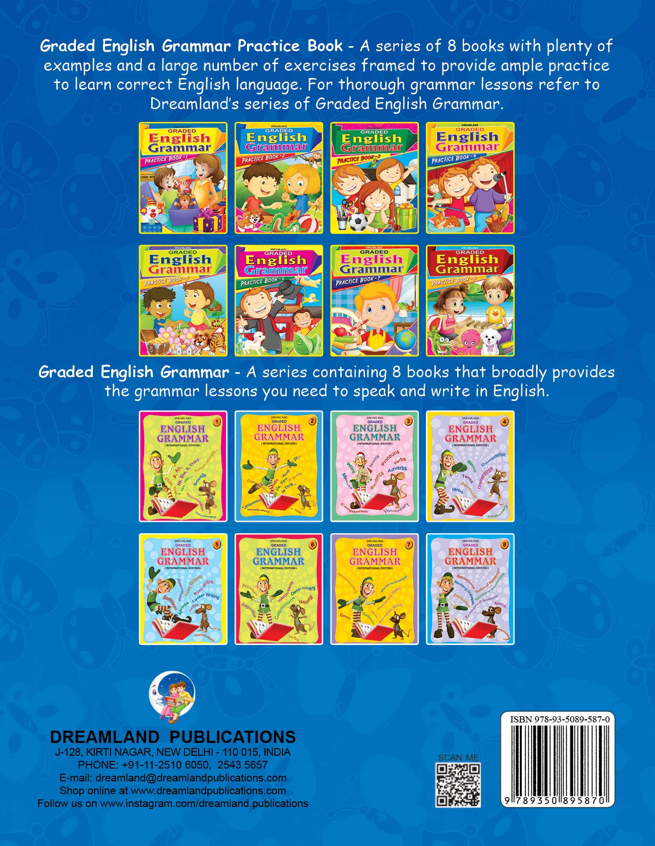 Dreamland Graded English Grammar Practice Book - 1 - Distacart