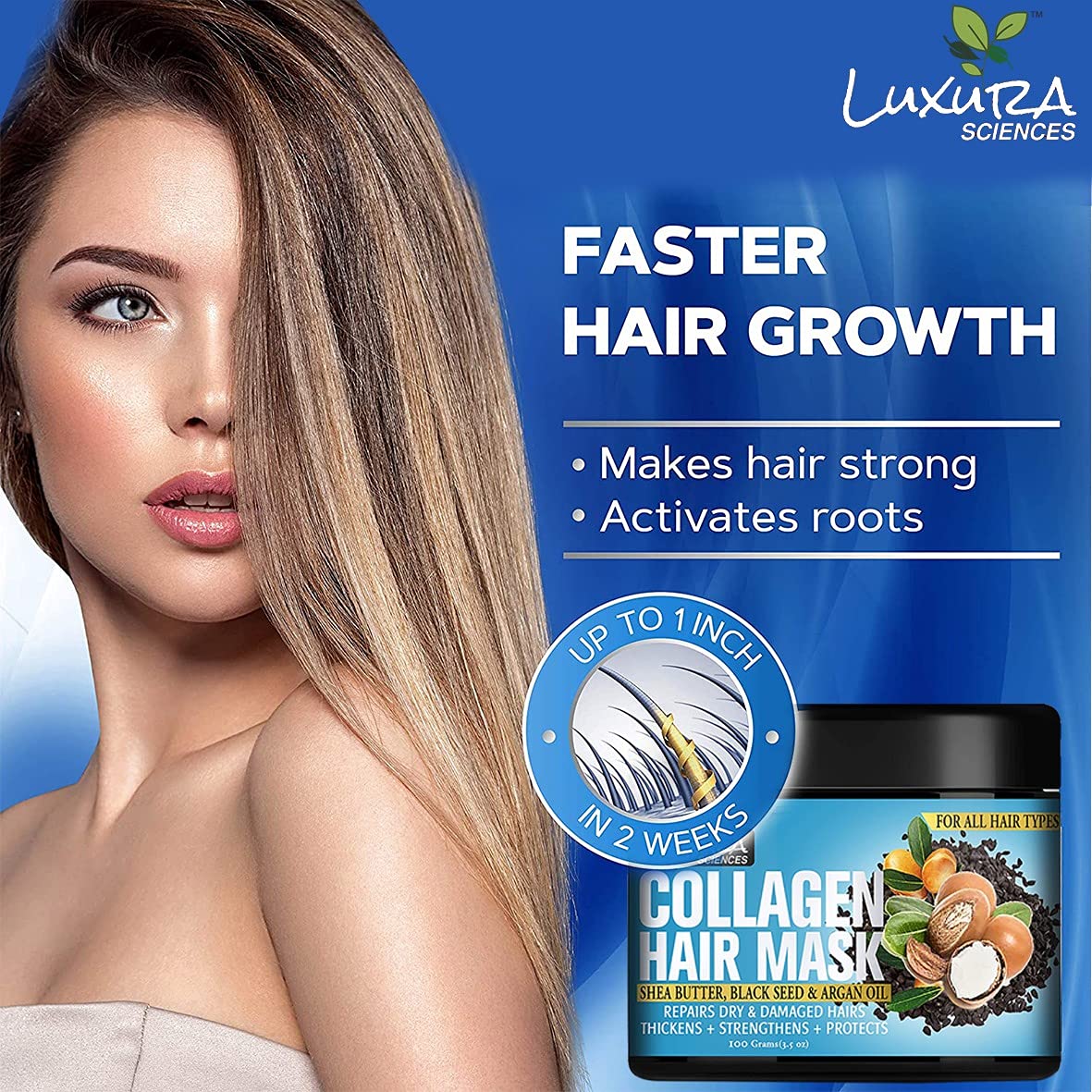 Luxura Sciences Collagen Hair Mask - Distacart