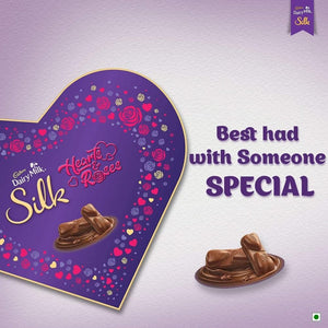Cadbury Dairy Milk Silk Chocolate Heart Shaped Gift Box - Distacart