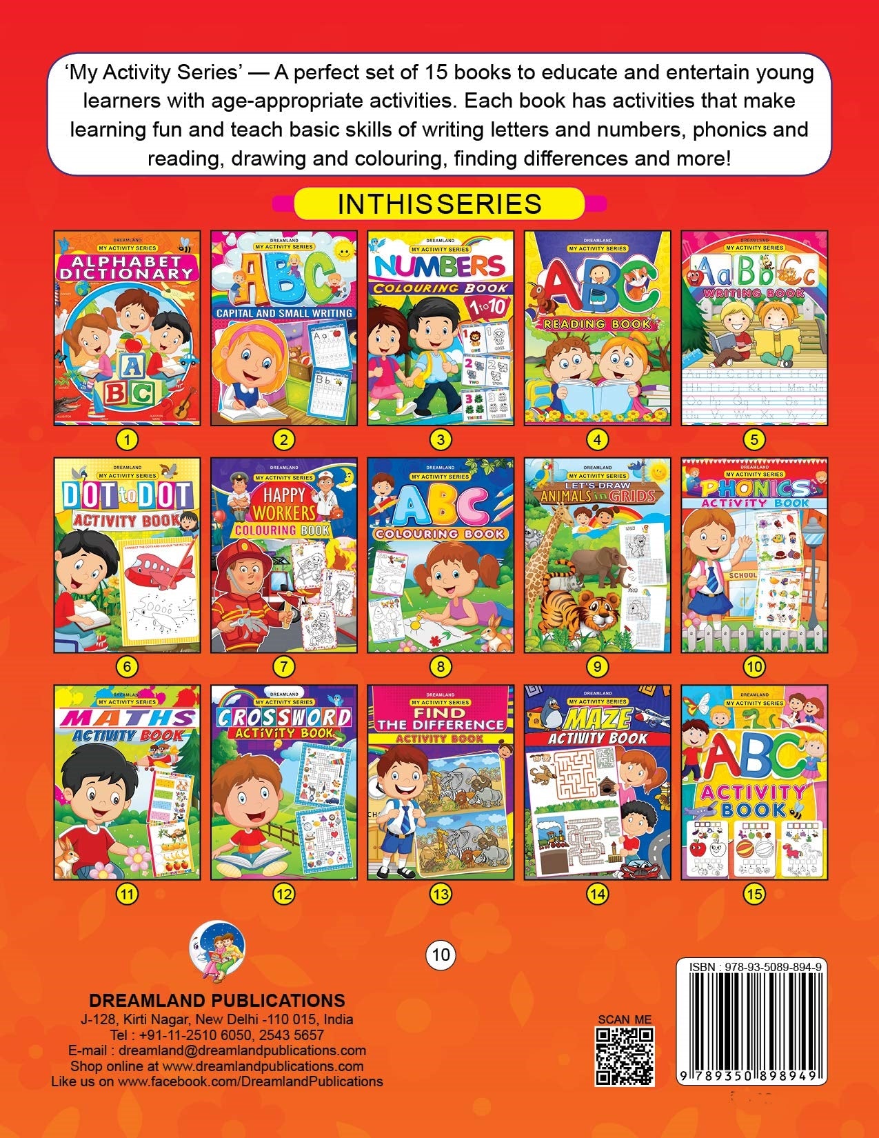 Dreamland My Activity- Phonics Activity Book - Distacart