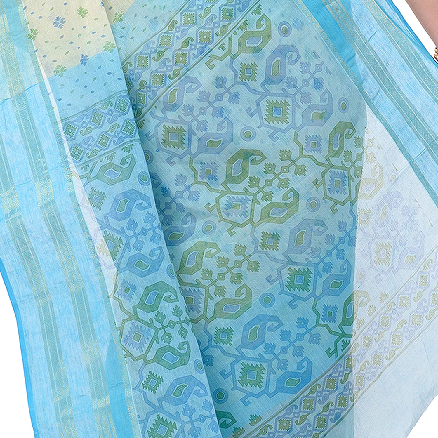 Desh Bidesh Women's Tant Cotton Saree Without Blouse Piece - Distacart