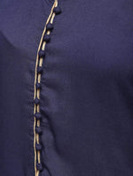Thumbnail for Cheera Straight Kurta With Bell Sleeve Gotta Work Design And Straight Gotta Work Plazo Pant