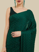 Thumbnail for Soch Embellished Beads and Stones Silk Blend Saree - Distacart