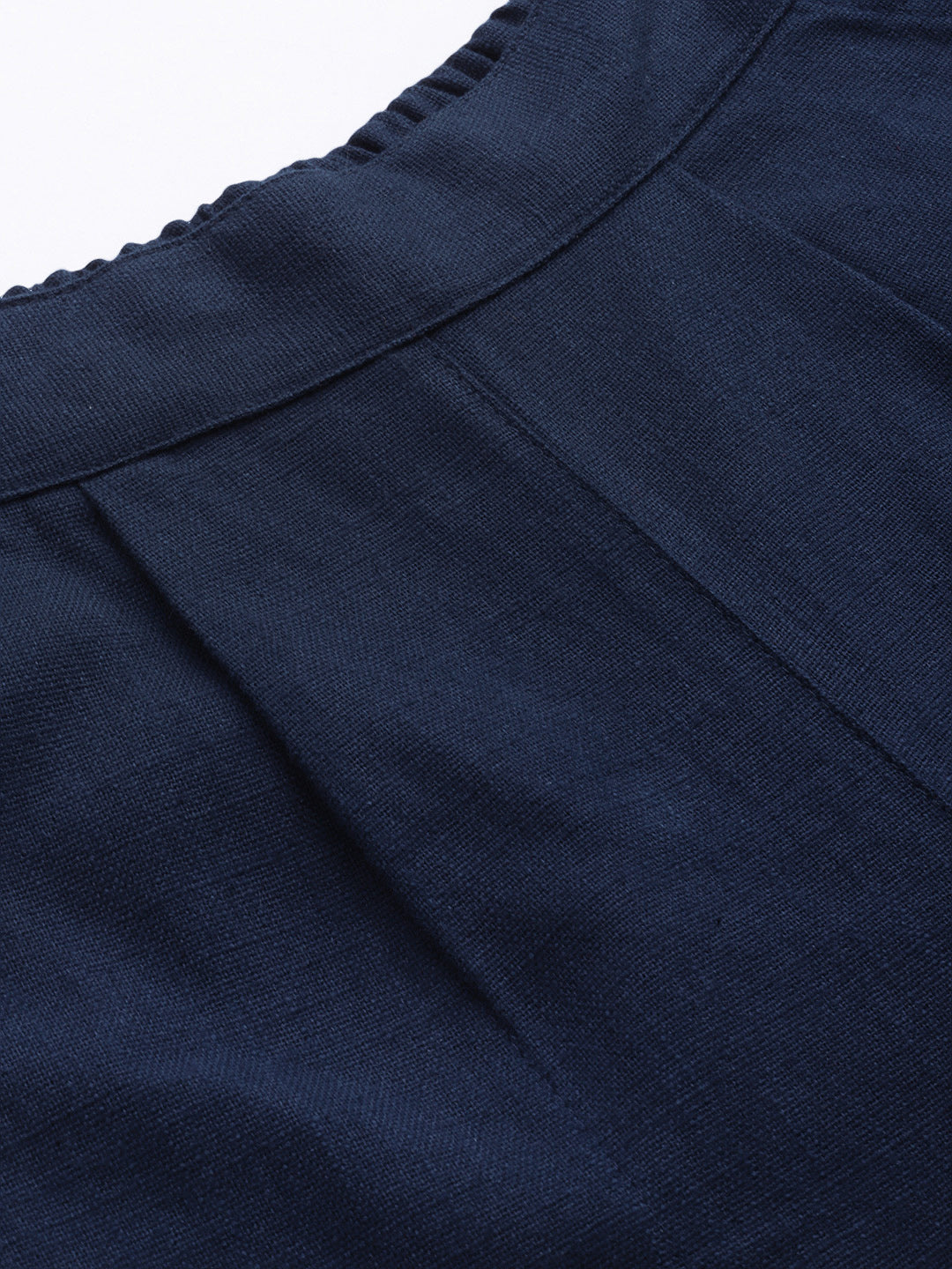 Jaipur Kurti Women Navy Blue Trousers - Distacart