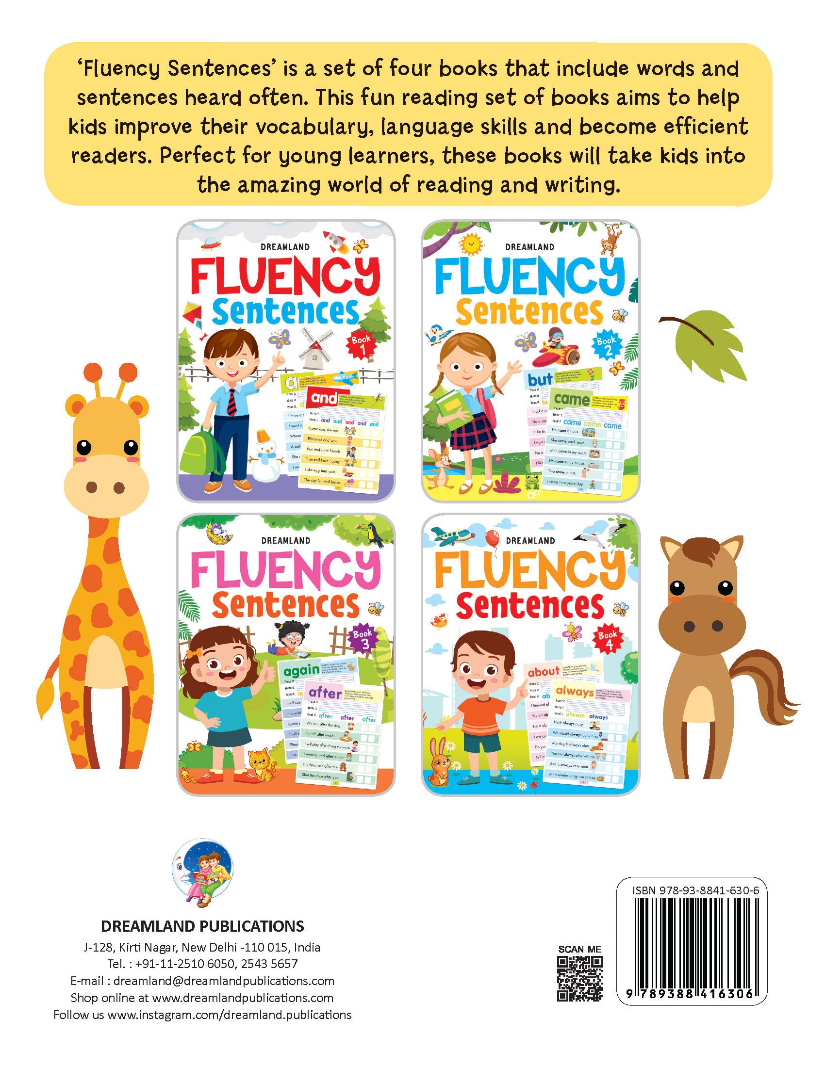 Dreamland Fluency Sentences Book 1 - Distacart