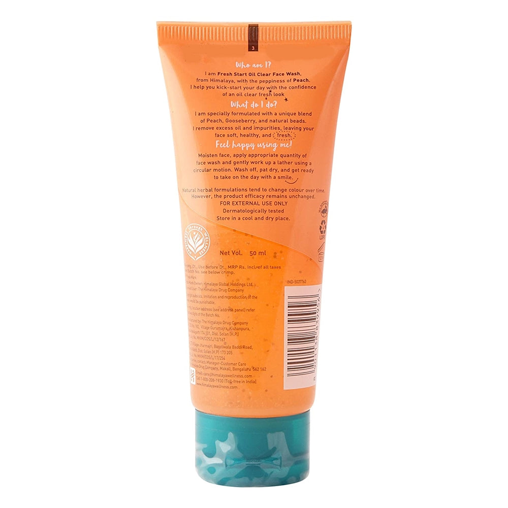 Himalaya - Fresh Start Oil Clear Peach Face Wash - Distacart