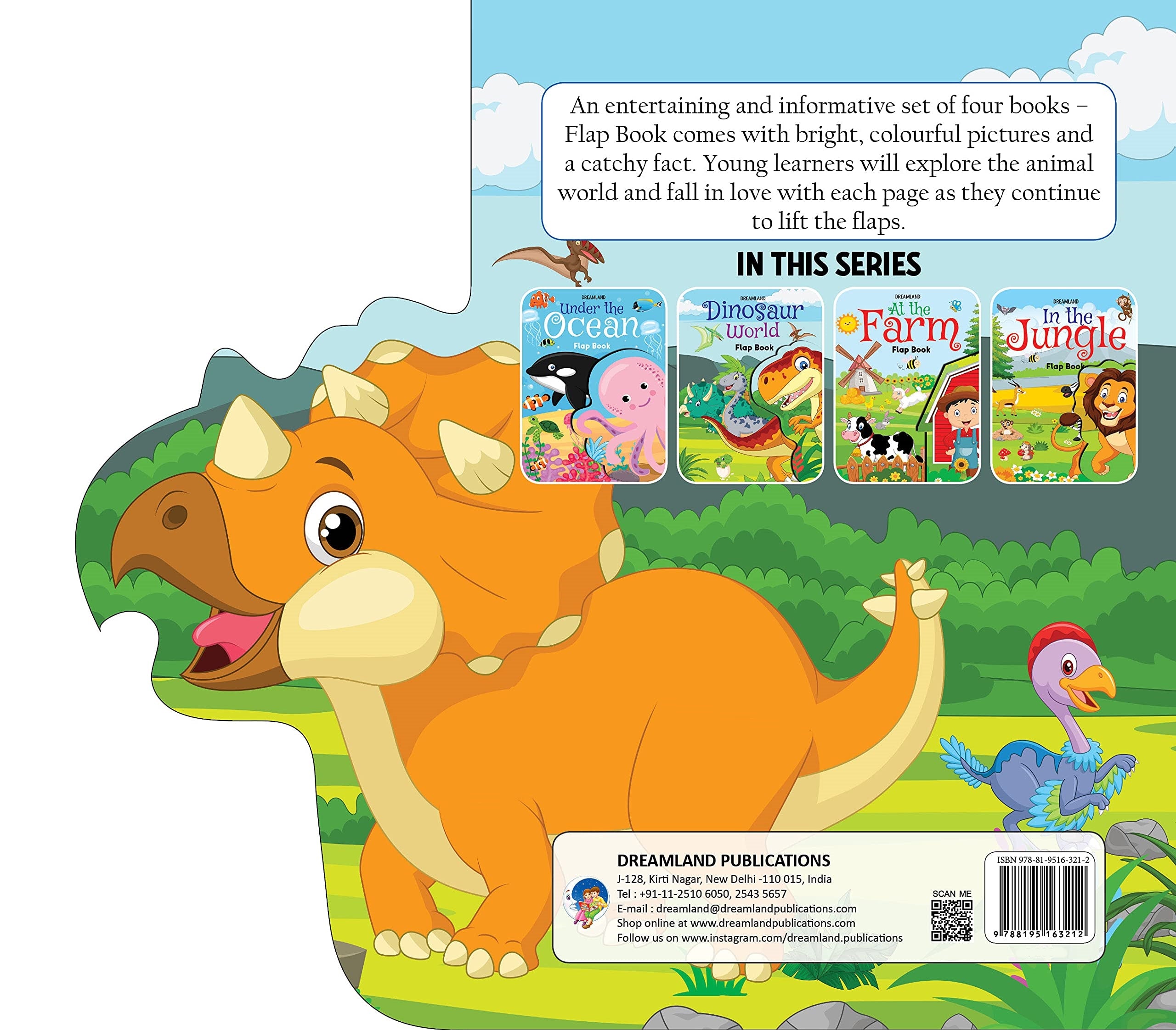 Dreamland Flap Book- Dinosaur World - Distacart